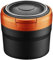 FUNSIE Auto Aschenbecher für Renault Spider Clio Megane Fluence Laguna, Tragbare Aschenbecher Auto Deckel Zigarette Abfalleimer Auto Innen Zubehör,C Orange