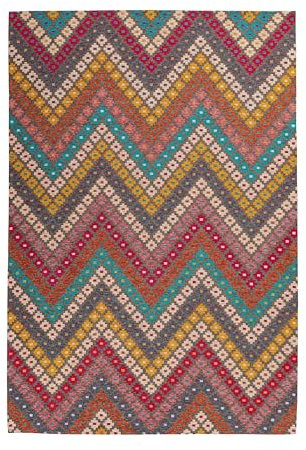 Teppich Zickzack, mittelgroß