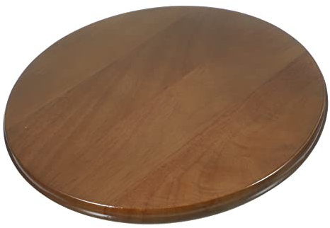 TOPBATHY Runder Ersatzsitzhocker Aus Holz Für Barhocker Runder Hocker-ersatzsitz Mit Glatter Holzoberfläche Geeignet Für Familien Esszimmer Küche Restaurant Bar Terrasse Und Garten