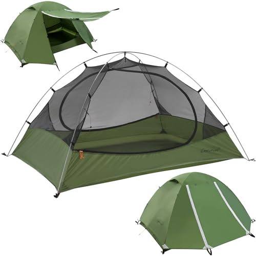 Clostnature 3 Personen Zelt für Camping - Wasserdichtes 3 Mann Zelt, Outdoor Leichtes Zelt für 3 Personen, Kompakt Zelt mit kleinem Packmaß für Familie, Strand, Motorrad, Gruppe Tent