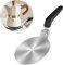 Palmcee Induction Hob Converter Plate, Stainless Steel Converter with Insulated Handle for Glass and Moka Pots, Stovetop Heat Diffuser for Induction Hob Cooking