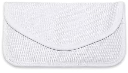 LMLXYZ Faraday Bag Faraday-Tasche in Militärqualität, für EMP-Schutz und EMF-Schutz – RFID-blockierender EMF-Schutz aus Stoff, WiFi-Störsender (Color : White, Size : 20cmx10cm)