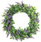 Kranz für die Haustür Frühlings Kranz künstlicher Frühlings Sommer Türkranz Heimdekoration für drinnen draußen TüRkranz FrüHling Türkranz künstliche Wildblumen Girlande Türkranz mit Blumen(44cm)