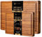 simpa 2PC Organic Bamboo Pre-Oiled Double Sided Chopping Board Set: Large 40 x 28cm & Small 33 x 23cm