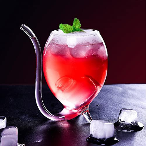 MINGZHE 300 Ml Weingläser, Coole Tassen, Gläser für Getränke, Einzigartige Weingläser, Ausgefallene Weingläser, Coole Weingläser, Tassen für Wein, Champagner, Saft, Zuhause, Bar, Party(#1)