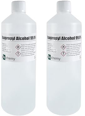 aBalchemy Isopropyl Alcohol 99.9% Child Resistant Cap HDPE bottle 2 x 1 Litre