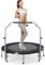 Sweetcrispy Faltbares Mini-Trampolin, 101,6 cm, für Erwachsene, Übungstrampolin für Erwachsene, mit Verstellbarer Stange, Indoor-Trampolin, Fitnesstrampolin bis zu 150 kg