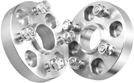 ATGCBCAUF 2 Stück PCD 4X100 Nabenbohrung 60MM M12X1.25 Geschmiedete 4-Loch-Rad-Distanzstücke Für Für Note E11 E12 Für March Für Micra K12 K13