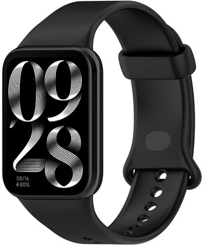 BYISYUE Ersatzarmband für Xiaomi Smart Band 8 Pro/Smart Band 9 Pro, Sport Armband Uhrenarmband, Silikon Armbänder für Redmi Watch 5/Redmi Watch 4
