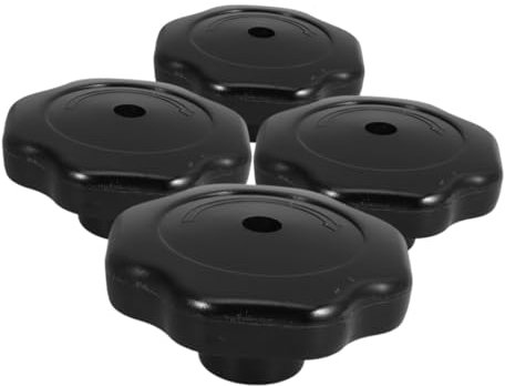 NUOBESTY 4 Pièces Cocotte Minute Boutons De Couvercle Poignée De Couvercle Pour Autocuiseur Pièces D'autocuiseur Poignée De Casserole Poignée D'autocuiseur Black Plastique