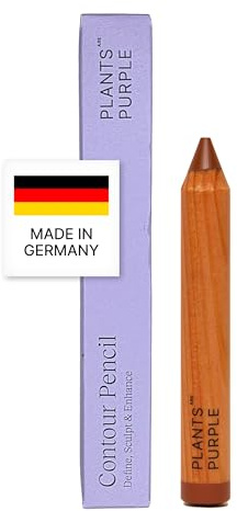 Contour Pencil - Contouring Stick für starke Konturen mit pflegendem Aprikosenöl, Panthenol & Kamille - Vegane, wasserfeste Formel - Konturenstift für jeden Hautton geeignet (Medium/Dark)
