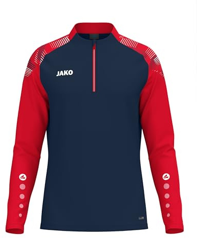 JAKO Ziptop Sonic – Sportpullover für Kinder, dynamischer Trainingspullover für Sport und Freizeit im modernen Look