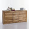 moebel-store24 Sideboard Taber Wildeiche teilmassiv Natur geölt