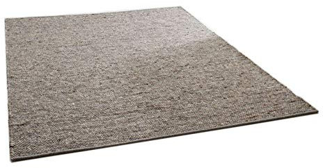Steffensmeier Handwebteppich Benin aus 100% Schurwolle in Grau, Größe: 170x230 cm
