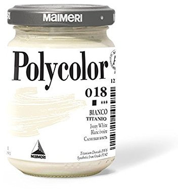 Maimeri Polycolor Vasetto 140 ml. (Bianco Titanio)