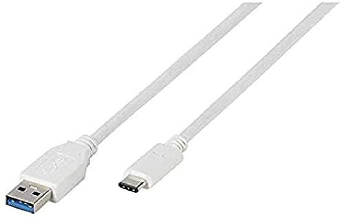 Vivanco 1M USB Typ C 3.1 Kabel für Smartphones mit Schnellladung für Samsung Galaxy S8, S8 Plus, S9, S9 Plus