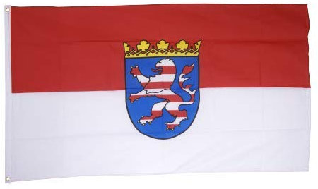 Flaggenfritze® Fahne Flagge Hessen 60 x 90 cm Premiumqualität
