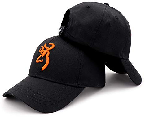 QOHNK Outdoor Browning Camo Hut Baseball Cap Männer Angeln Cap Dschungel Jagd Camouflage Hut Airsoft Tactical Wandern Hüte