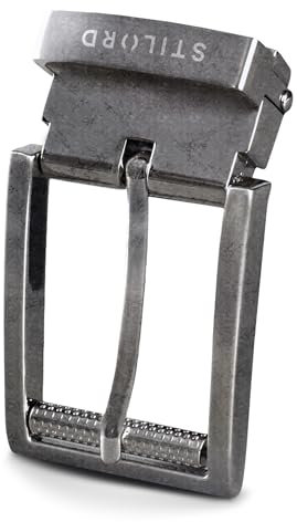 STILORD Gürtelschnalle Dornschließe für Gürtel 35 mm Breite Vintage Belt Buckle Antik Gürtelschließe Ersatz Schnalle für Wechselgürtel
