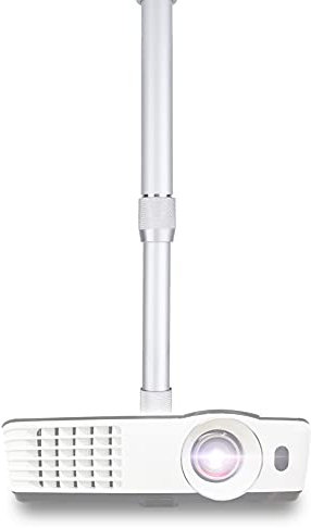 Bindpo Support de Plafond Mural pour projecteur, Support de Suspension de projecteur télescopique, Support de Plafond en Alliage d'aluminium, pour caméra de projecteur, roulement de Charge 3KG