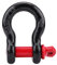 EVGATSAUTO Shackle Mount D Ring, Heavy Duty Galvanized Shackles D 2T/4400lbs 4.75T/10000lbs Option(4.75T) Galvanized Shackles D-Ring Shackle Shackle Winch Galvanized Lifting Shackles