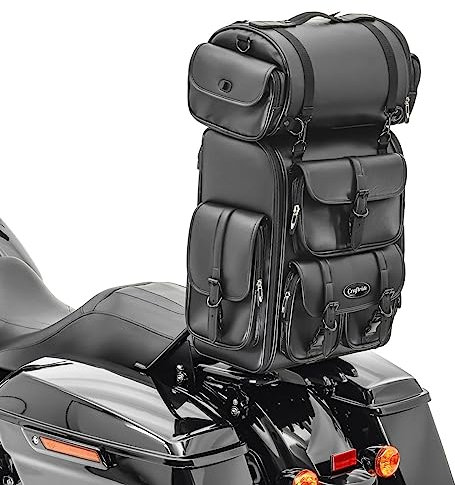 Sissybar Tasche Kompatibel für Suzuki Intruder VS 1400/800 / 750/600 Craftride DLX
