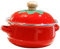 Suppentopf, 18 cm, 1,5 l, Tomaten-Emaille, Suppentopf, Kasserolle, Milch, Ei, Nudeln, Pfanne für Induktion, Gasherd