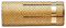 Tassello in ottone M4 M5 M6 M8 M10 M12, tassello ancorante, filettatura interna metrica (10, M8 x 28 m)