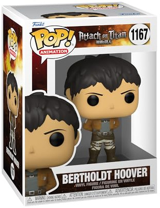 Funko Pop! Animation: Attack On Titan - Bertholdt Hoover - Vinyl-Sammelfigur - Geschenkidee - Offizielle Handelswaren - Spielzeug Für Kinder und Erwachsene - Anime Fans - Modellfigur Für Sammler