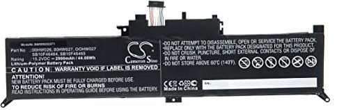 vhbw Akku kompatibel mit Lenovo ThinkPad Yoga 260(20FE-S00A00), Yoga 260(20FE-S00C00) Notebook (2900 mAh, 15,2 V, Li-Ion)