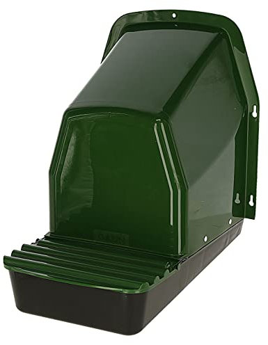 Kerbl Pet Kunststoff-Legenest Outdoor mit Fangschale 1 Abteil, 37x44x49,5 cm EU