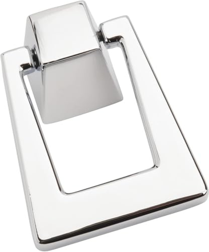 Amerock 1-13/16 Triangle Blackrock Polished Chrome Cabinet Knob