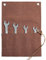 Werkzeugrolle mit 4 Einsteckensfächer, Strapazierfähiges 16oz gewachstes Segeltuch, Werkzeugtasche für Stechbeitel, Hämmer, Fishing Jigs, Tranchiermesser (braun)