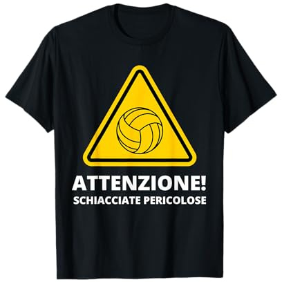 Pallavolo Divertente Uomo Donna Bambino Maschile e Femminile Maglietta