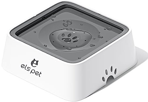 ELS PET Wassernapf für Hunde: 2L Auslaufsicher Trinknapf Reisenapf, rutschfest Katzen Hund Haustiere Hundenapf Anti-Schwapp Wasserspender für Haustiere & Innen & Draußen & Auto