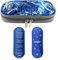 Insulin-Reisekühltasche für Diabetiker-Organizer mit 2 Eisbeutel Medizinische Kühltasche zum Insulinpen und Insulinmedizin (Treibsand blau)