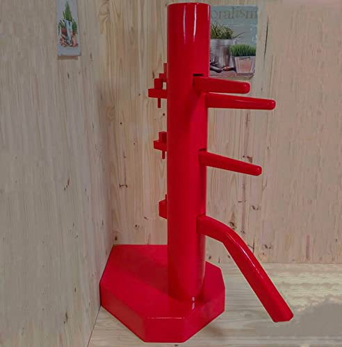 Wing Chun Wooden Dummy Base Corner (03 Cherry Color)
