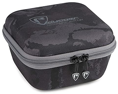 Fox Rage Camo Voyager Hard Accessory Wallet 9x15x15cm - Angeltasche zum Spinnfischen, Zubehörtasche für Raubfischzubehör
