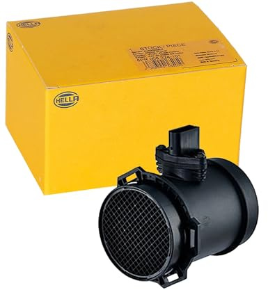 HELLA 8ET 358 095-901 Mass Air Flow Sensor - 5-pin connector - Pipe-neck