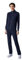 Champion Legacy Legacy Sweatsuits Heritage W - Ultralight Powerblend Fleece High-neck/Straight Hem Tuta sportiva, Blu Marino, Donna FW23