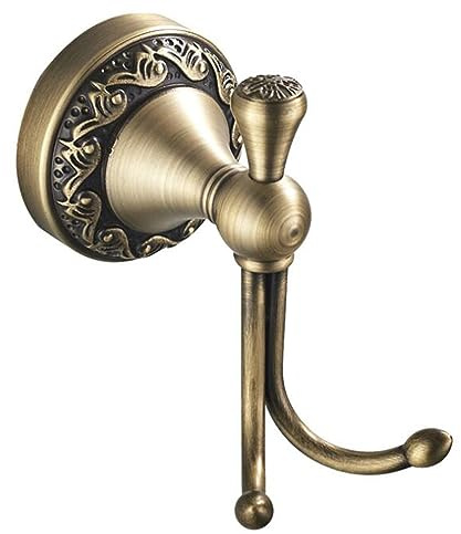 Antike Bronze Messing Badetuch Haken, Wandmontage Badezimmer Hardware Zubehör, Muster Schnitzen Design