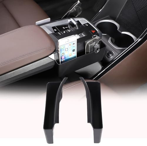 DIYUCAR Auto Mittelkonsole Schalttafel Seite Aufbewahrungsbox Organizer Tray Kompatibel mit B-M-W X1 U11 2023-2024 Autozubehör