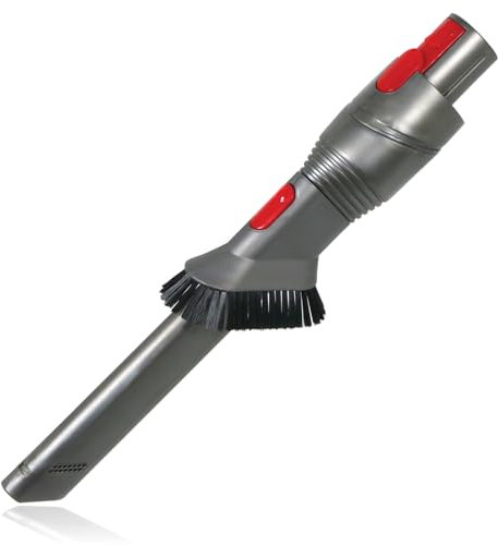 Spares2go Large Crevice Tool Brush Nozzle 2-in-1 for Dyson V7 V8 V10 V11 V15 SV10 SV11 SV12 SV14 SV15 SV16 SV17 SV27 Vacuum Cleaner