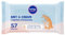 NIVEA BABY Lingettes Soft & Cream (1 x 57 pces), lingettes nettoyantes et apaisantes pour bébé & nourrisson, enrichies en Huile d'Amande 100% naturelle protectrice très douce