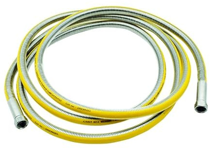 Tubo corrugato formabile CSST raccordato per allacciamento impianti gas 1/2ff uni en15266