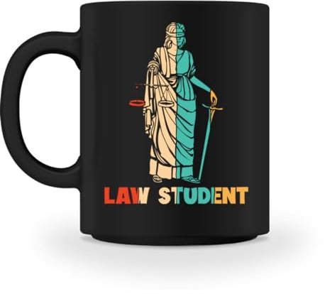 Retro Legal Studies Facultad de Derecho Universidad Estudiante de Derecho – Taza M – Negro