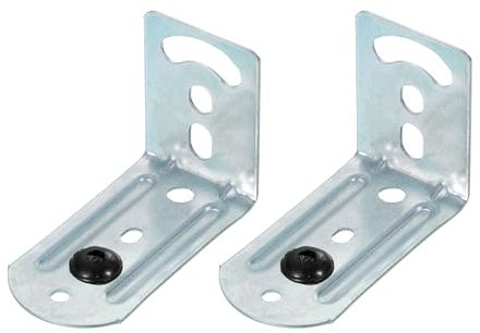 sourcing map 2Pcs L Bracket for Motorcycle, 57mm/2.25inch Universal L-Shape Auxiliary Off Road Light Mounting Brackets for Motorcycle Bicycle Vehicle