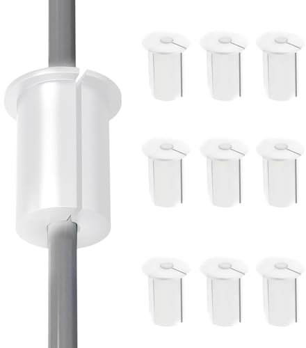 Kit di passaggio cavi per foro muro,Kit di passaggio cavi muro - Guaina protettiva per cavo da 10 pezzi - Boccole passanti per cavo, passacavo parete per passacavo Ethernet,