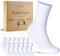 sockenkauf24 Calze Sportive Uomo Calzini Tennis 6 Paia Spugna Rinforzati Crew Socks 70107T (Bianco 39-42)