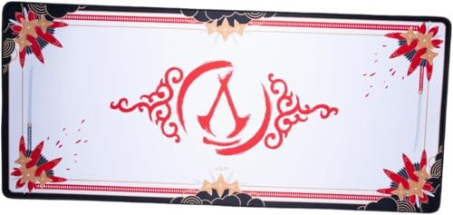 Lexip X Ubisoft Assassin's Creed Shadows Tapis de Souris XXL Rouge (90x40cm)